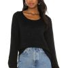 Sweaters & Knits * | Sndys Lounge Celeste Knit Sweater Black