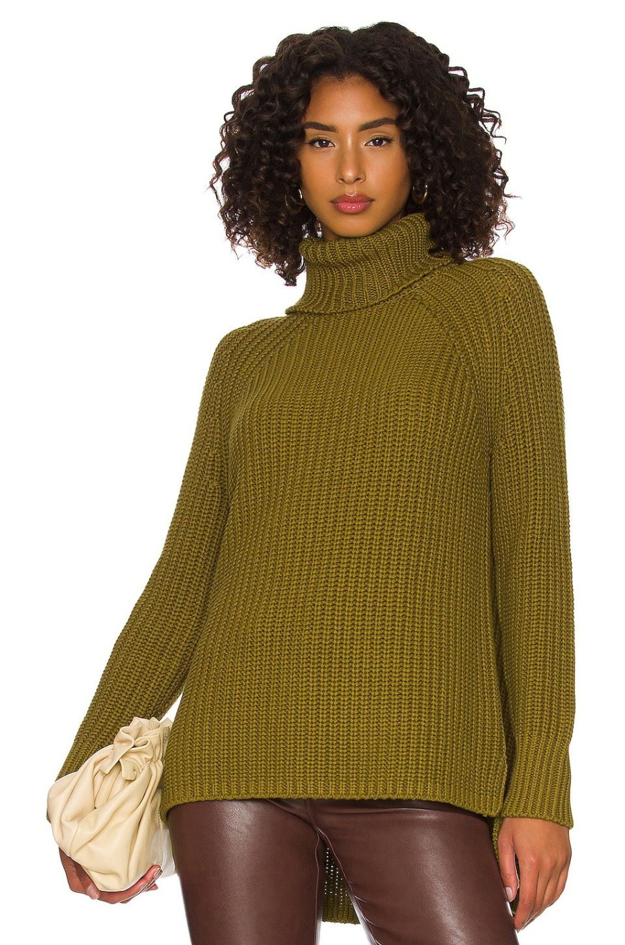 Sweaters & Knits * | 525 Turtleneck Shaker Pullover Sweater Fir