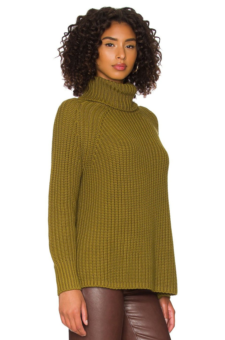 Sweaters & Knits * | 525 Turtleneck Shaker Pullover Sweater Fir