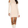 By Style * | Camila Coelho Taylor Sweater Dress Taupe Nude