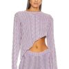 Sweaters & Knits * | Ser.O.Ya Orchis Sweater Lavender