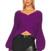 Sweaters & Knits * | Sndys X Revolve Izzy Knit Sweater Purple