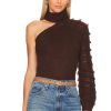 Sweaters & Knits * | House Of Harlow 1960 X Revolve Girl Please Sweater Chocolate