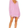 By Style * | Show Me Your Mumu Cozy Forever Sweater Pretty Pink Knit