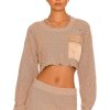 Sweaters & Knits * | Ser.O.Ya Cropped Devin Sweater Natural