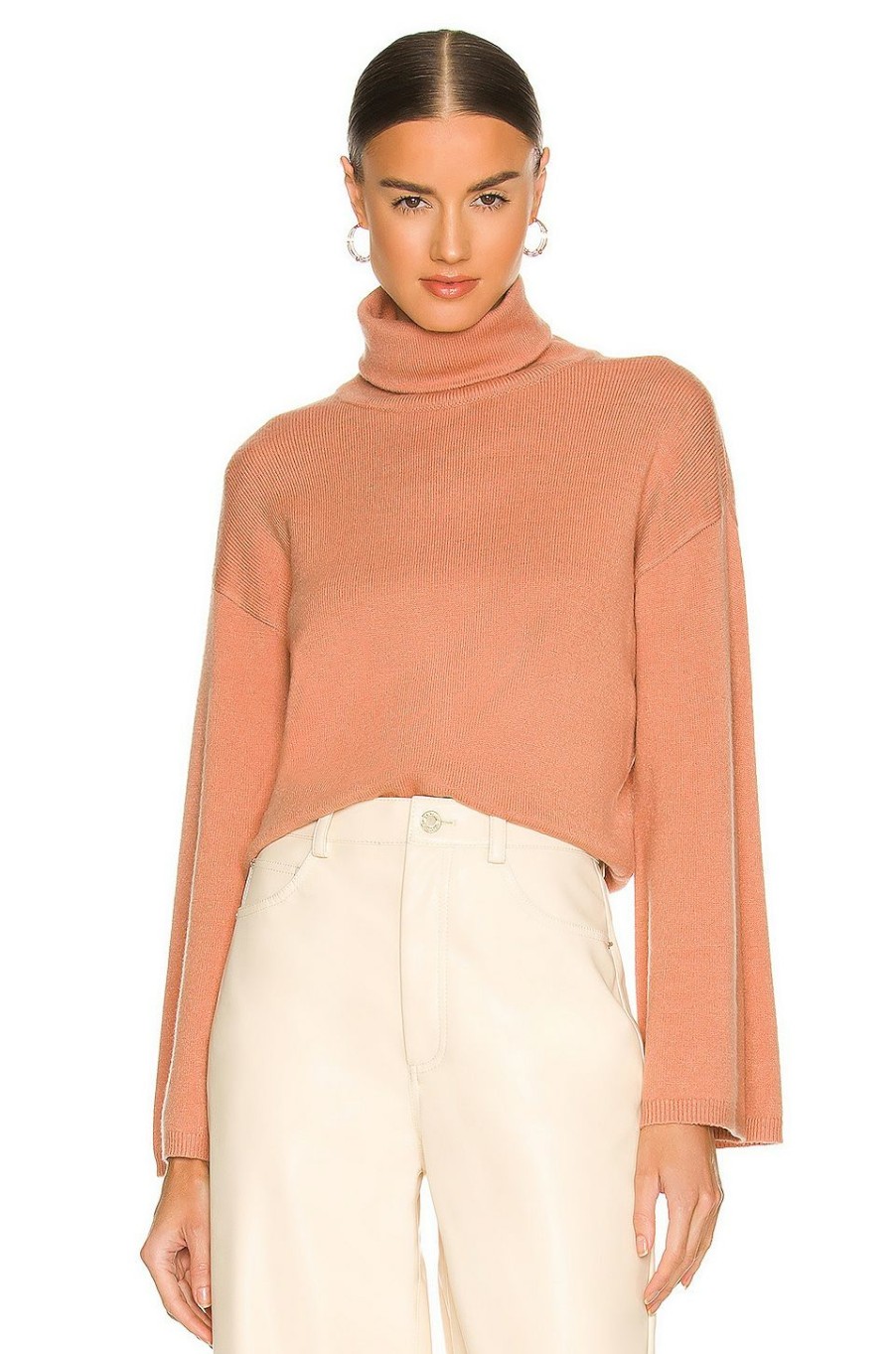 Sweaters & Knits * | Lpa Cybil Sweater Dark Nude