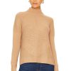 Sweaters & Knits * | Autumn Cashmere Mock Neck Sweater Caramel