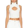 Tops * | Lovers And Friends Caitlyn Cropped Sweater Ivory