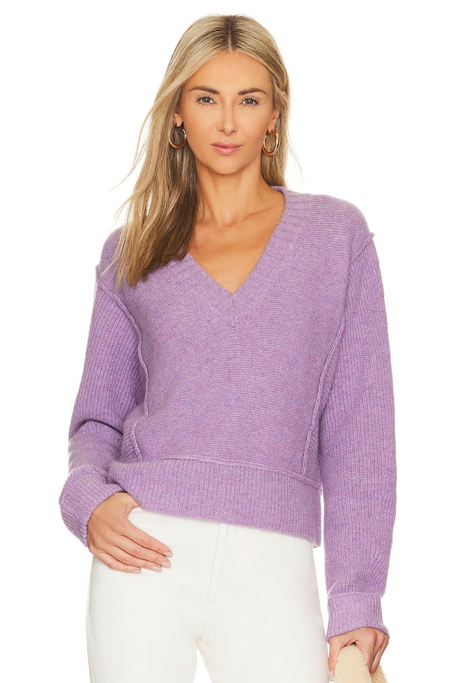 Sweaters & Knits * | 27 Miles Malibu Aster Sweater Taro