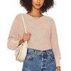 Sweaters & Knits * | Young Fabulous & Broke Maddie Sweater Apricot Mineral