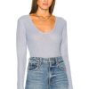 Tops * | Vince Scoop Neck Pullover Sweater Light Peri Blue