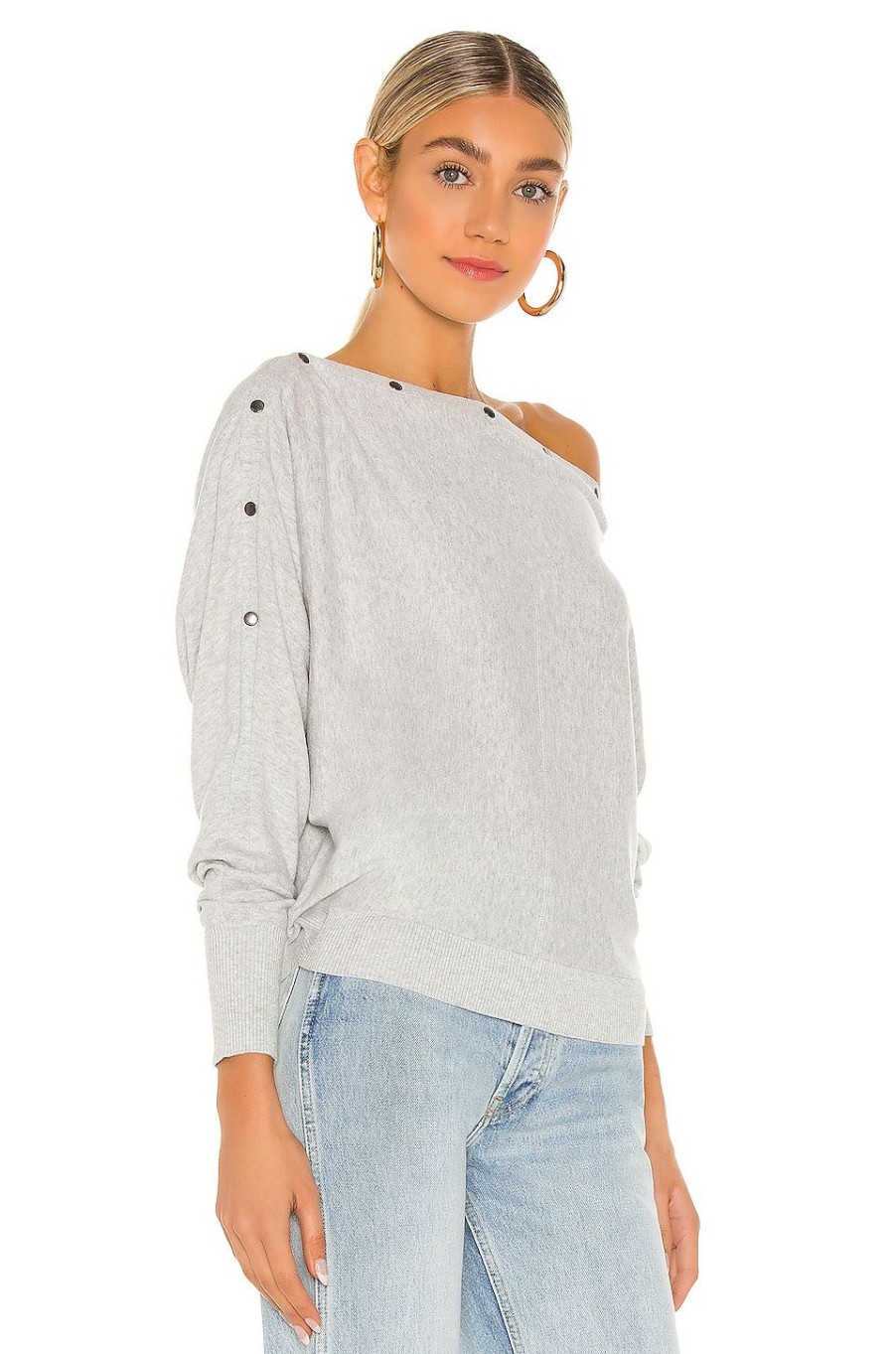 Sweaters & Knits * | Allsaints Ellie Sweater Grey Marl