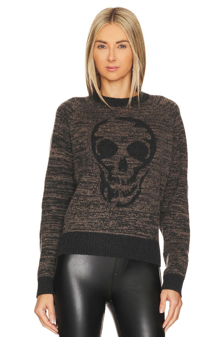 Sweaters & Knits * | 27 Miles Malibu Edna Skull Sweater Jet