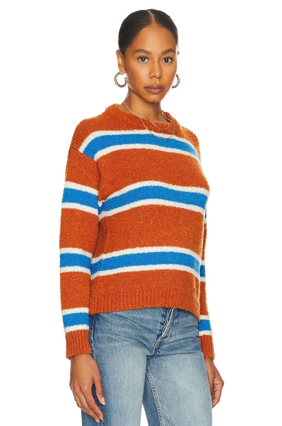 Sweaters & Knits * | All The Ways Nikita Sweater Burnt Orange Multi