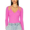 Sweaters & Knits * | Astr The Label Estefania Sweater Hot Pink