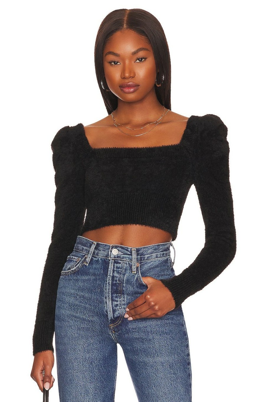 Tops * | Lovers And Friends Jules Sweater Black