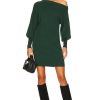 By Style * | Line & Dot Emma Sweater Dress Emerald