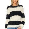 Sweaters & Knits * | Velvet By Graham & Spencer Gianna Sweater Black & Milk