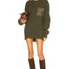 By Style * | Ser.O.Ya Devin Sweater Olive Wool