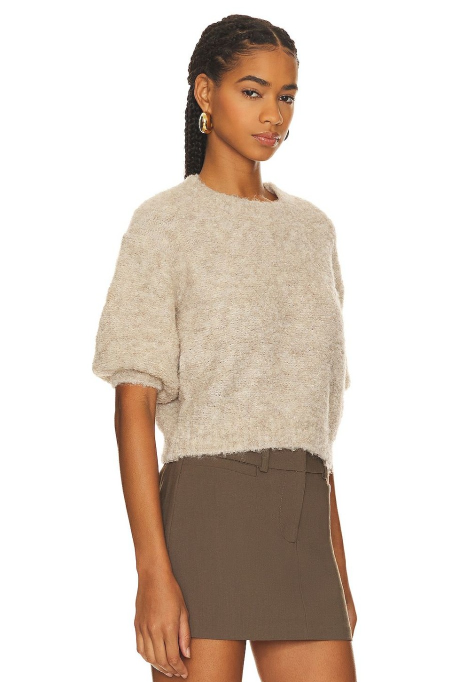 Sweaters & Knits * | Astr The Label Colette Sweater Oatmeal