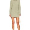 Sweaters & Knits * | L'Academie Sable Sweater Dress Light Olive