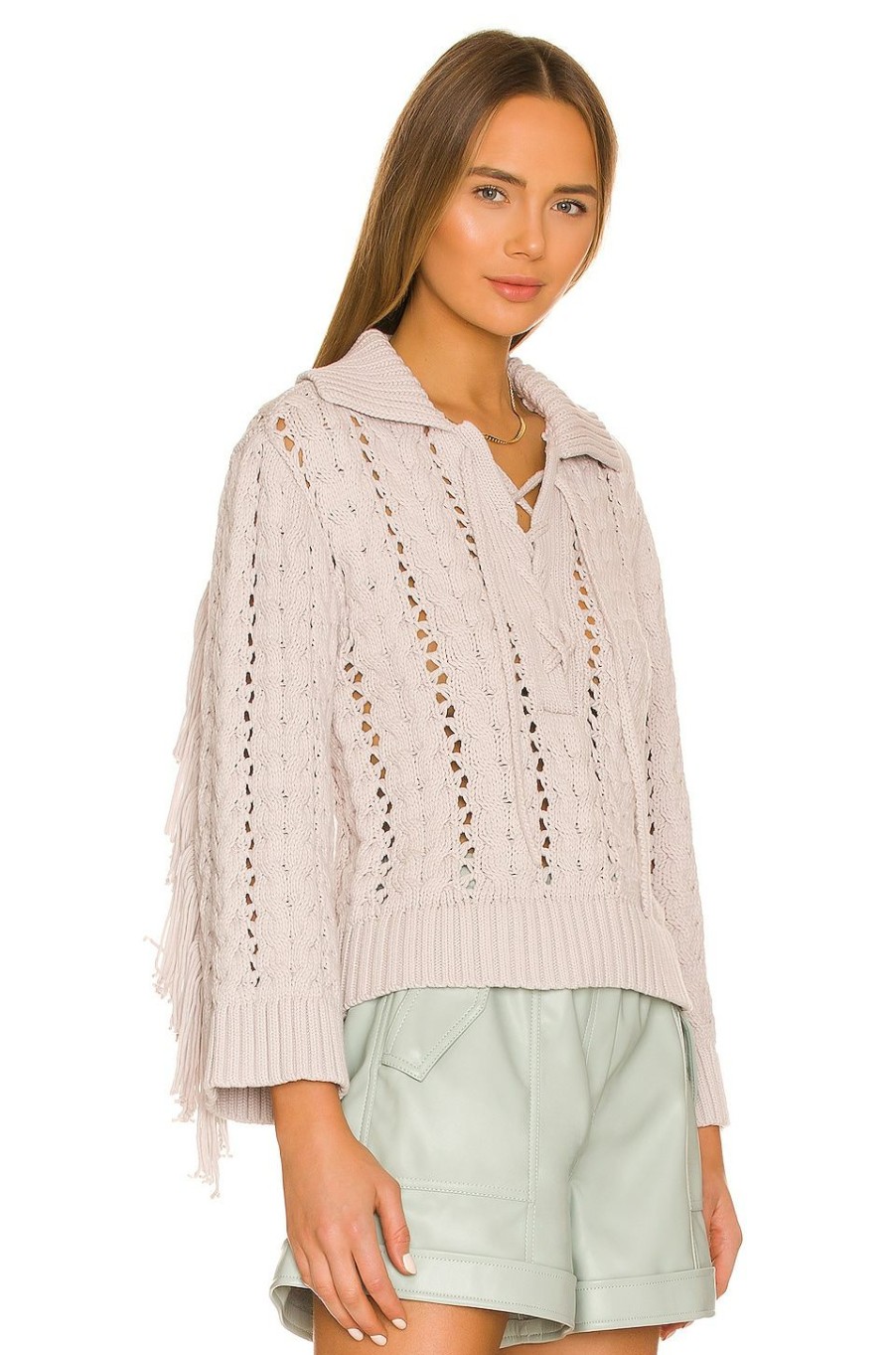 Sweaters & Knits * | Simkhai Celestine Sweater Moonstone