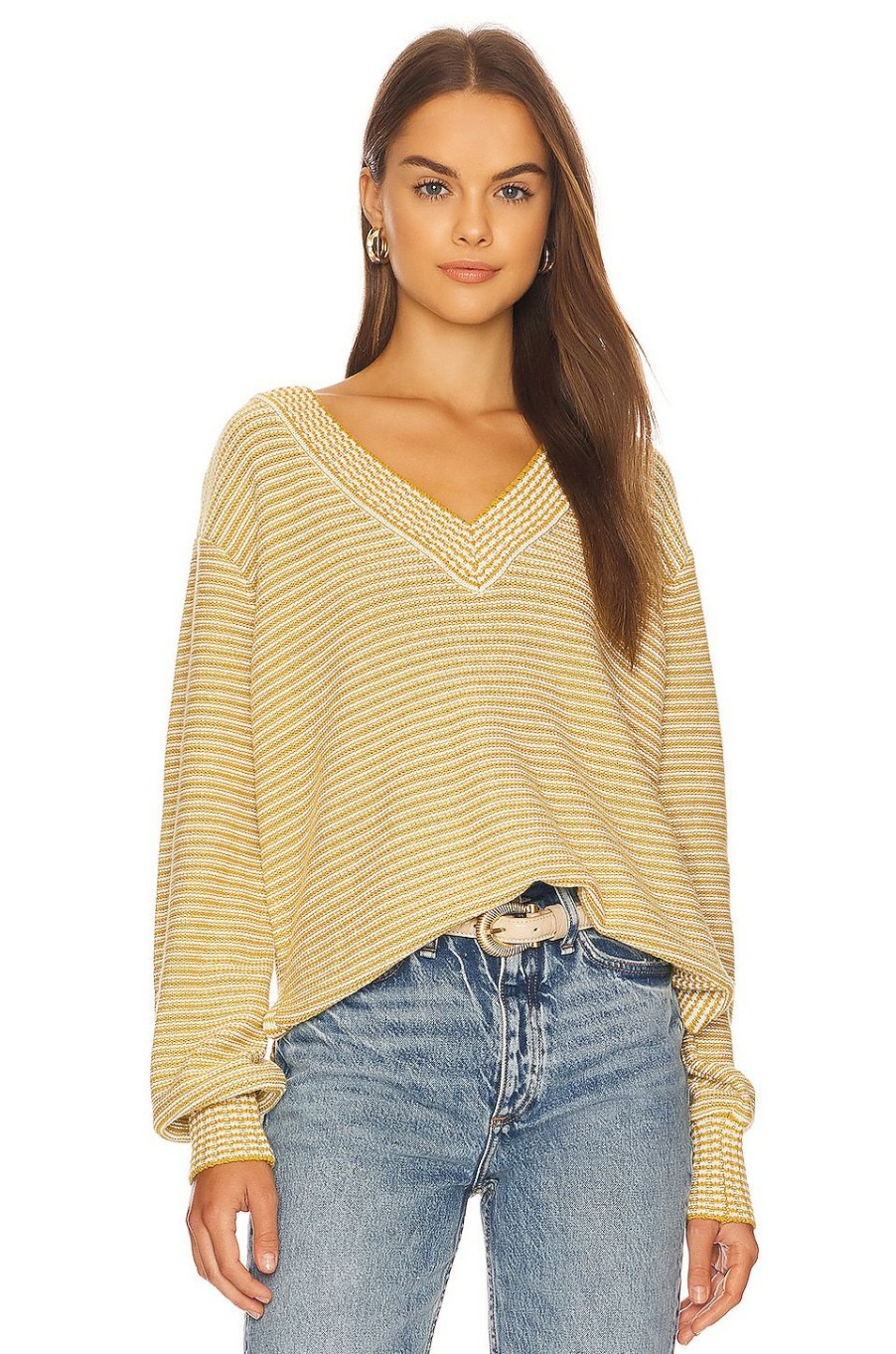 Tops * | House Of Harlow 1960 X Revolve Shaun Sweater Olive & Ivory