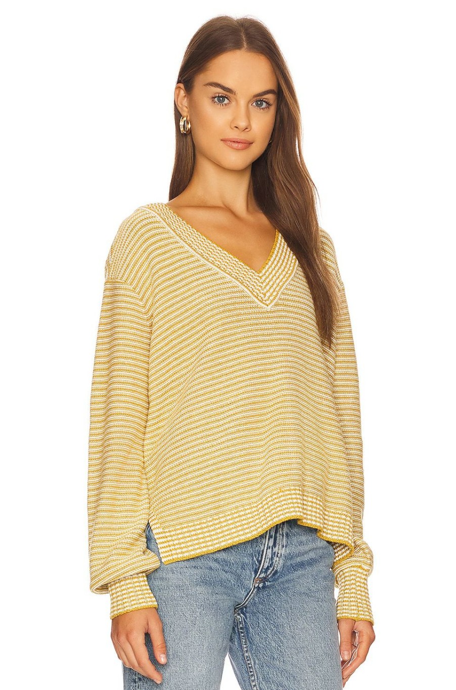 Tops * | House Of Harlow 1960 X Revolve Shaun Sweater Olive & Ivory