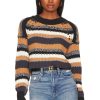 Sweaters & Knits * | Free People Devon Sweater Sunflower Seed Combo