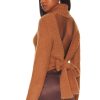 Sweaters & Knits * | Majorelle Elouise Tie Back Sweater Camel