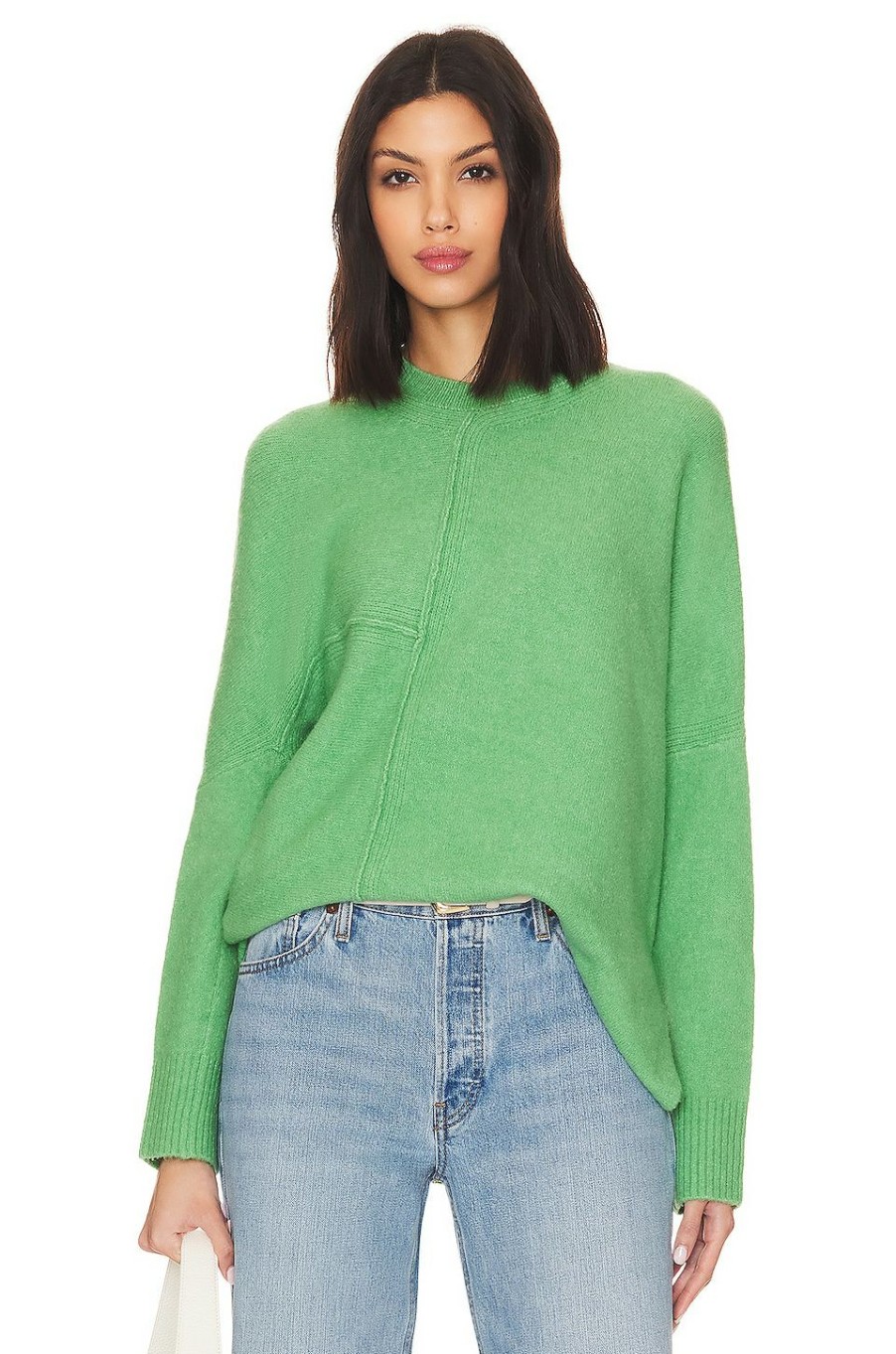 Sweaters & Knits * | Allsaints Lock Crewneck Sweater Apple Green