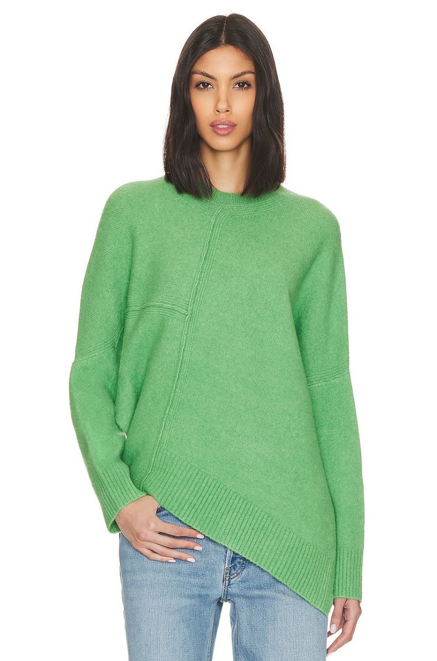 Sweaters & Knits * | Allsaints Lock Crewneck Sweater Apple Green