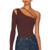 Tops * | H:Ours Adalie Sweater Dark Chocolate