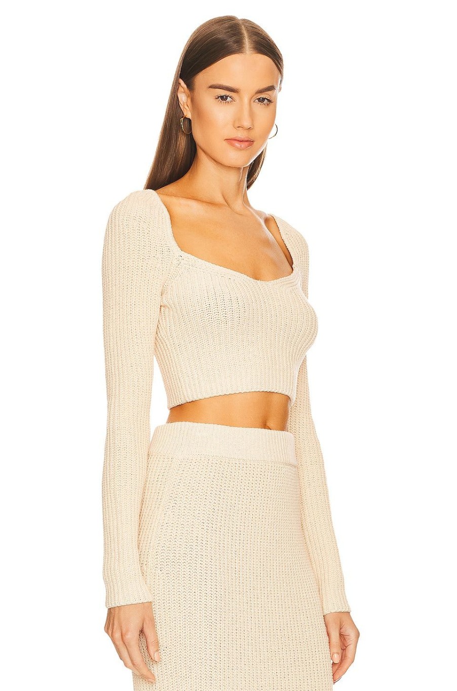 Tops * | A.L.C. Olivia Sweater Macademia