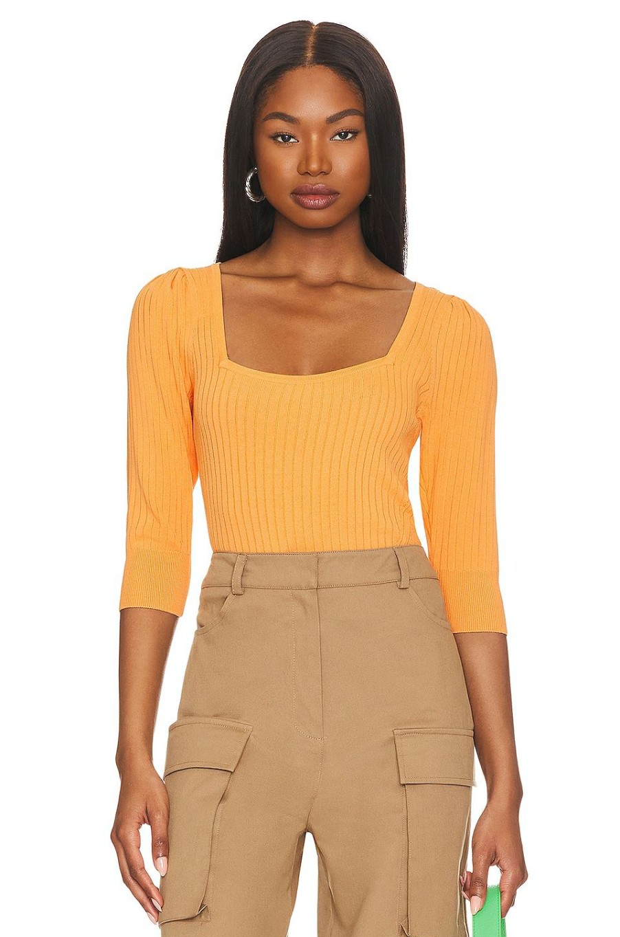 Tops * | Joie Isa Sweater Tangerine