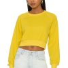 Sweaters & Knits * | All The Ways Janelle Pullover Crop Sweater Yellow