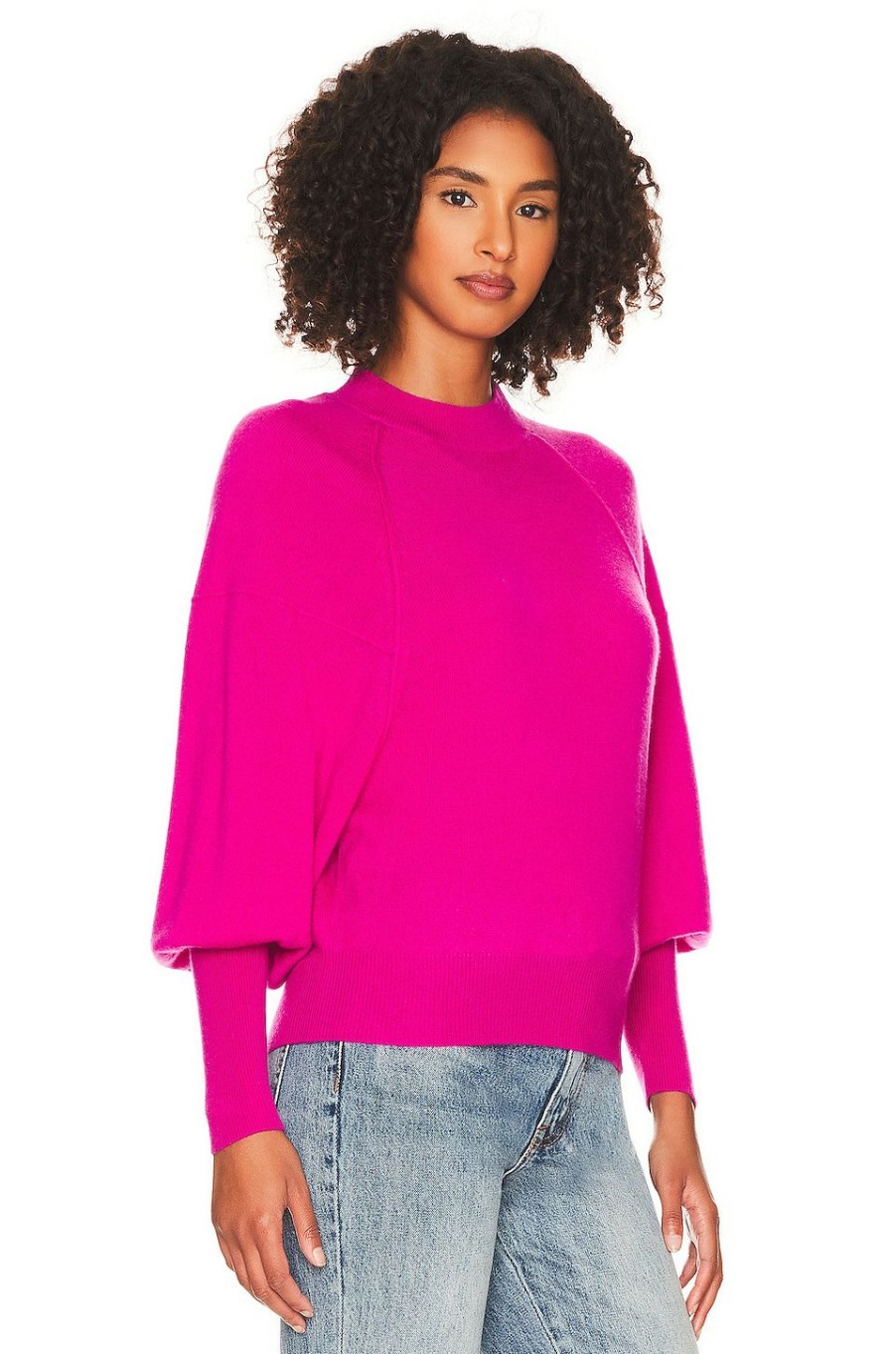 Sweaters & Knits * | 27 Miles Malibu Lita Sweater Fuchsia