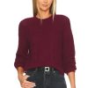 Sweaters & Knits * | 525 Cable Pullover Sweater Wine