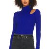 Tops * | Line & Dot Nico Sweater Royal Blue