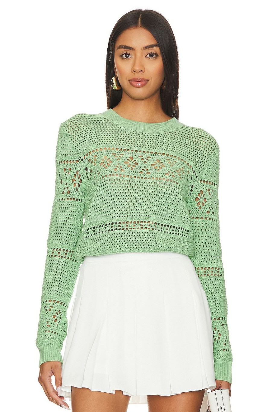 Sweaters & Knits * | 27 Miles Malibu Tula Sweater Sage