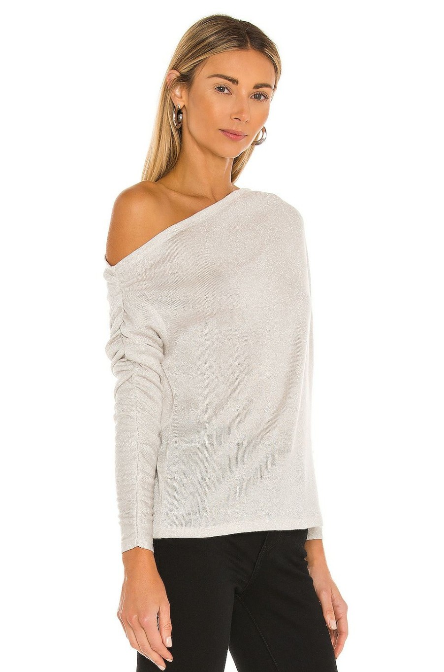 Sweaters & Knits * | 1.State Sparkle Cozy Knit Sweater Camel Heather