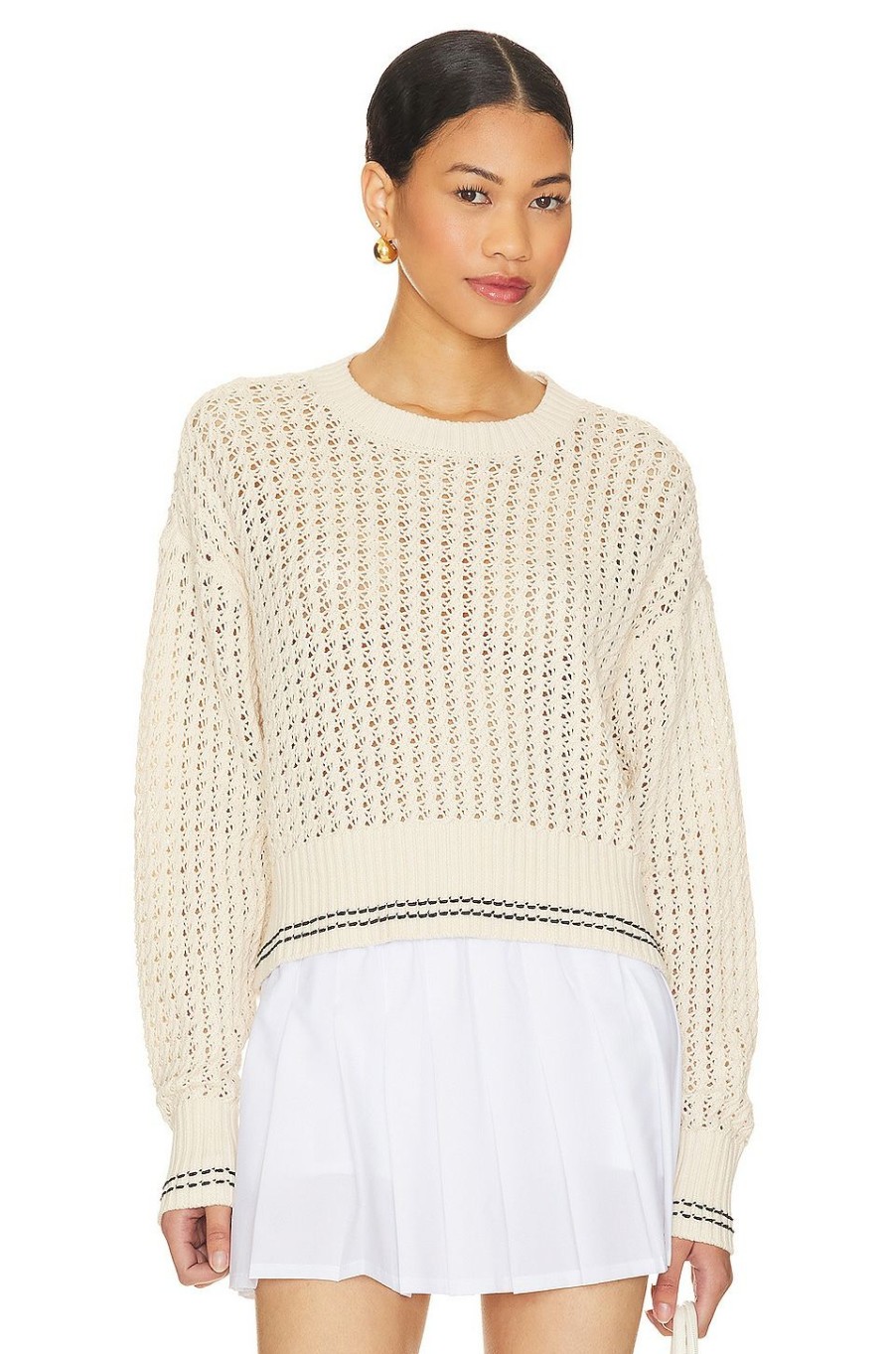 Sweaters & Knits * | Varley Azores Sweater Birch