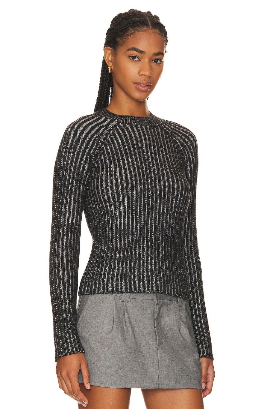 Sweaters & Knits * | Steve Madden Ami Sweater Black Multi