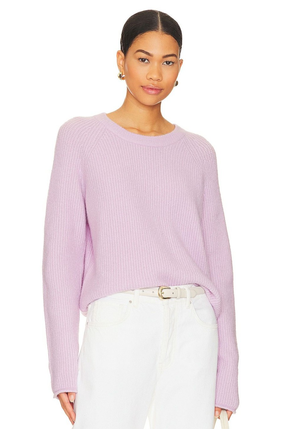 Sweaters & Knits * | Velvet By Graham & Spencer Gigi Sweater Lilac