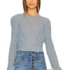 Sweaters & Knits * | Veronica Beard Makani Sweater Blue