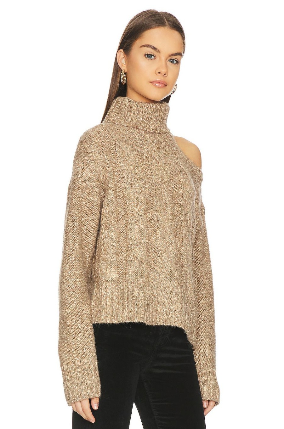 Sweaters & Knits * | Veronica Beard Selleck Sweater Gold