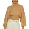 Sweaters & Knits * | Grlfrnd Jovany Turtleneck Sweater Camel