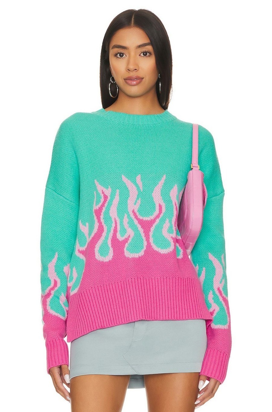 Sweaters & Knits * | Beach Riot Callie Sweater Fandango Flames