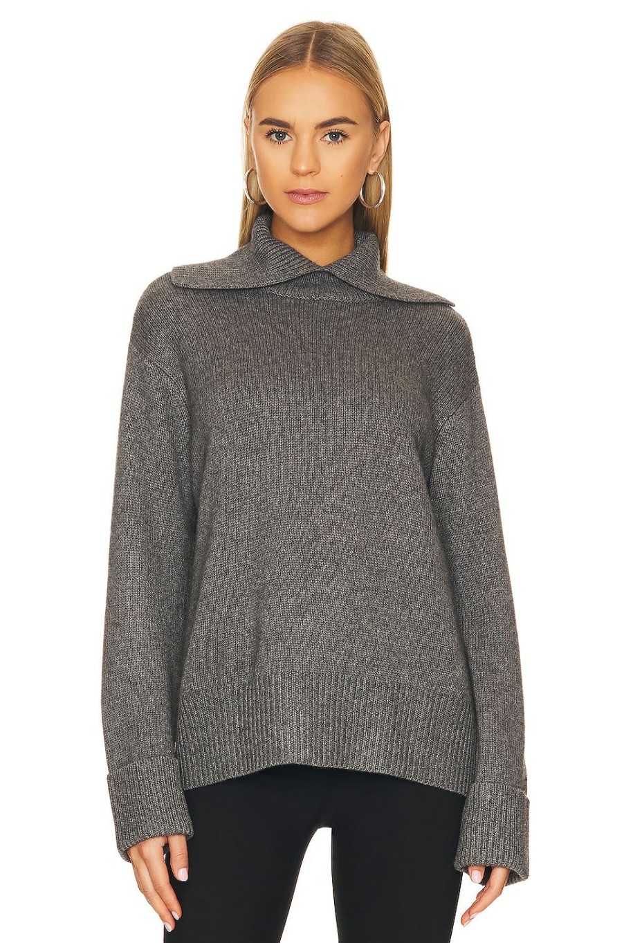 Sweaters & Knits * | Autumn Cashmere Oversized Sweater Flannel