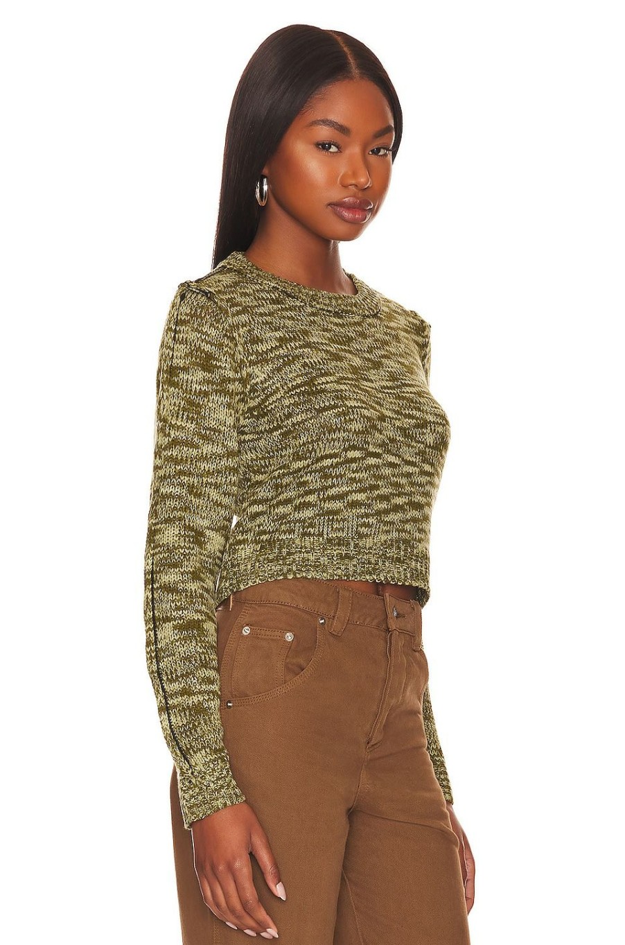 Sweaters & Knits * | All The Ways Vasanta Sweater Olive